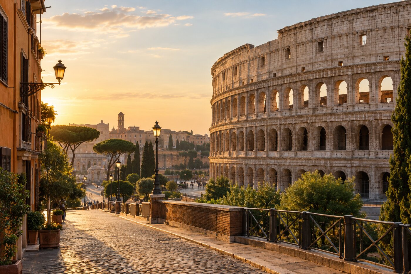 Rome ter illustratie